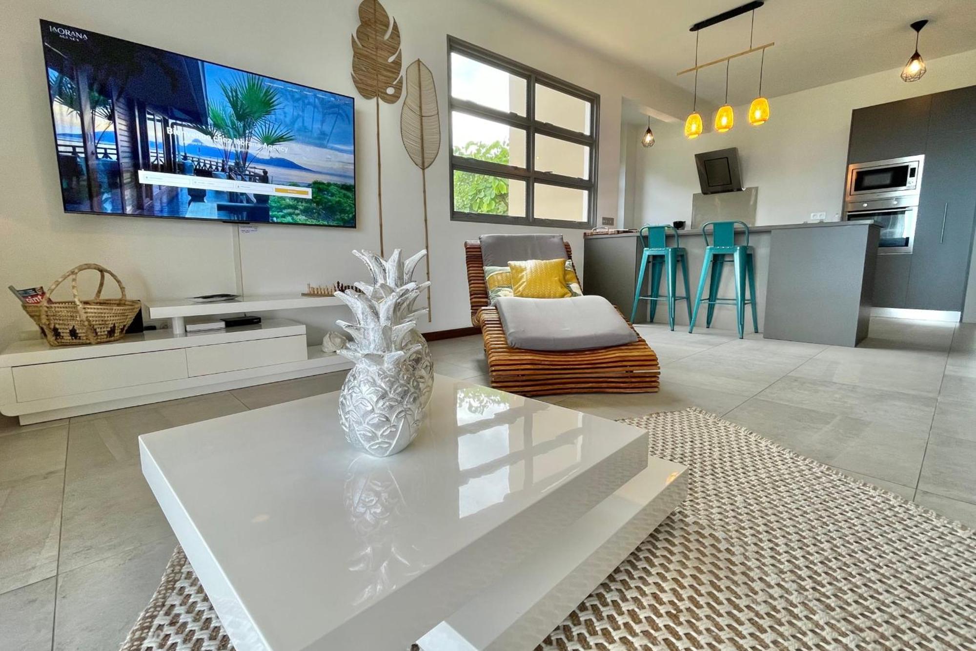 Manuia Luxury Apartment - Tahiti Punaauia -Wi-Fi Netflix Pool & Gym Exteriör bild