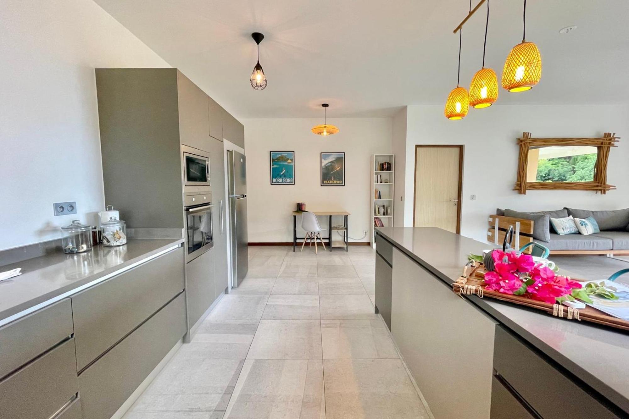 Manuia Luxury Apartment - Tahiti Punaauia -Wi-Fi Netflix Pool & Gym Exteriör bild