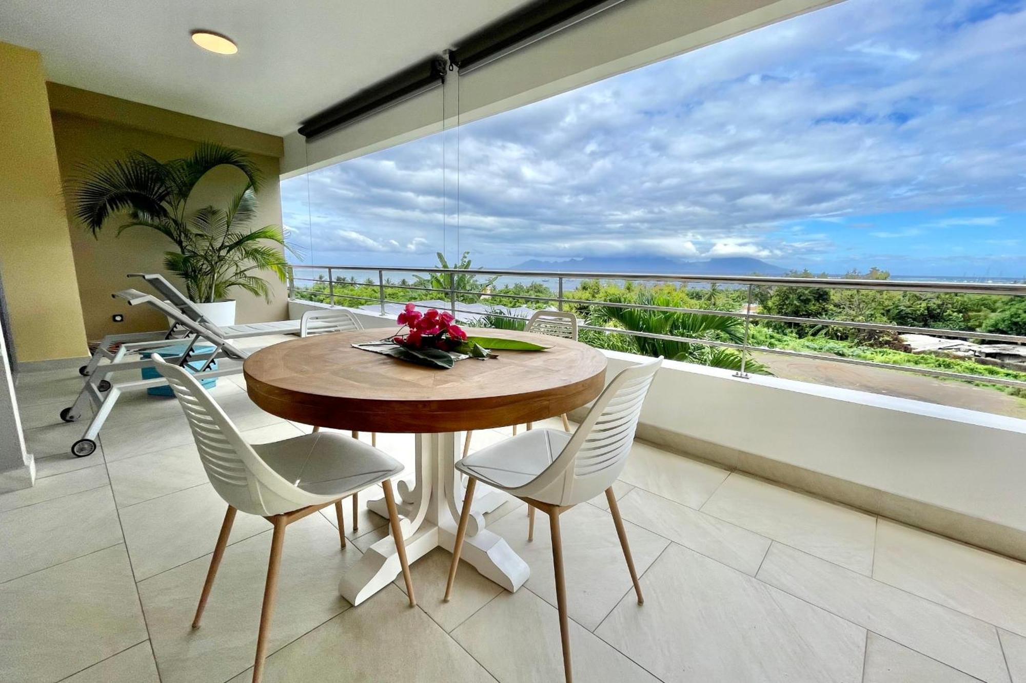 Manuia Luxury Apartment - Tahiti Punaauia -Wi-Fi Netflix Pool & Gym Exteriör bild