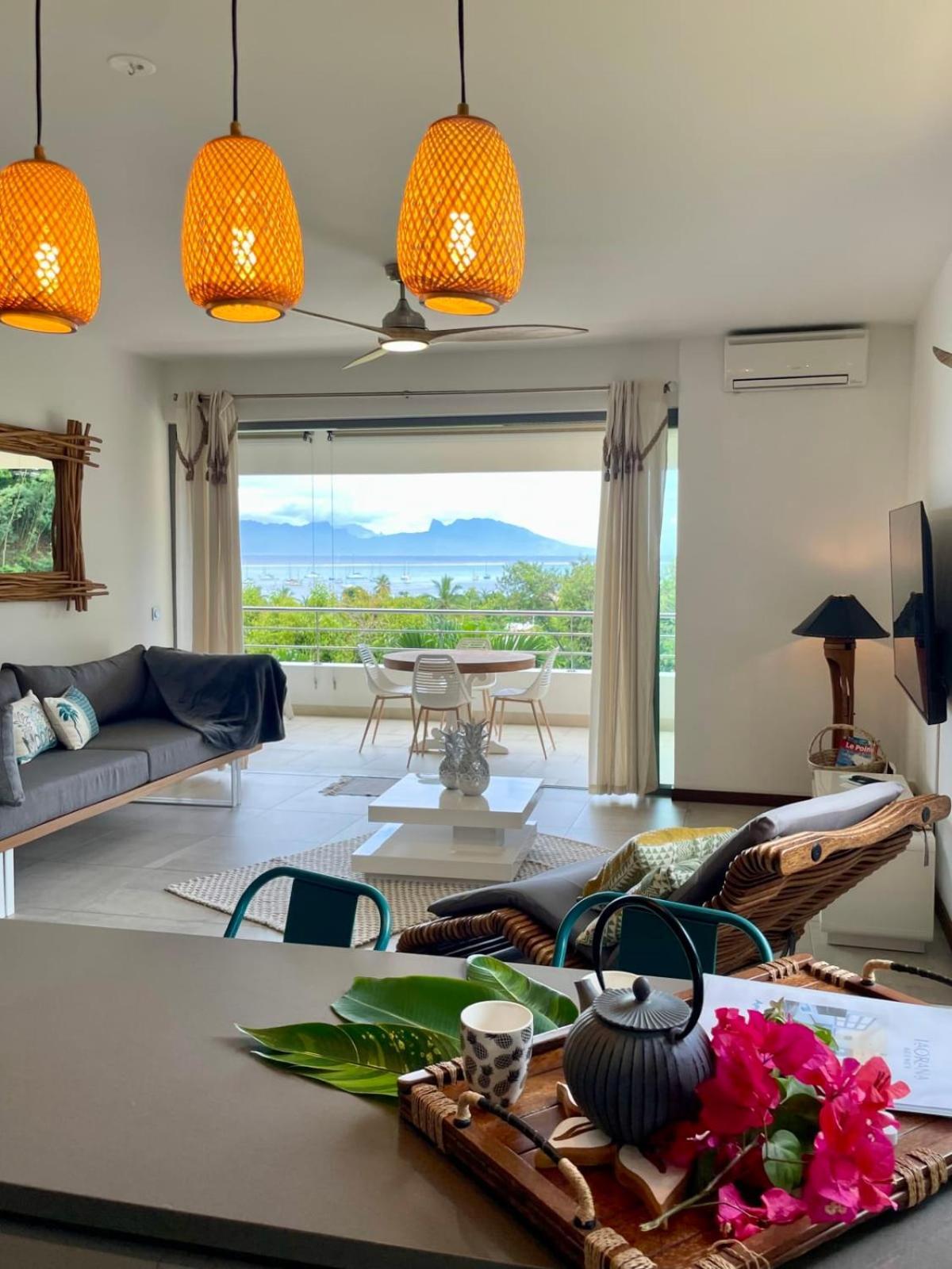 Manuia Luxury Apartment - Tahiti Punaauia -Wi-Fi Netflix Pool & Gym Exteriör bild